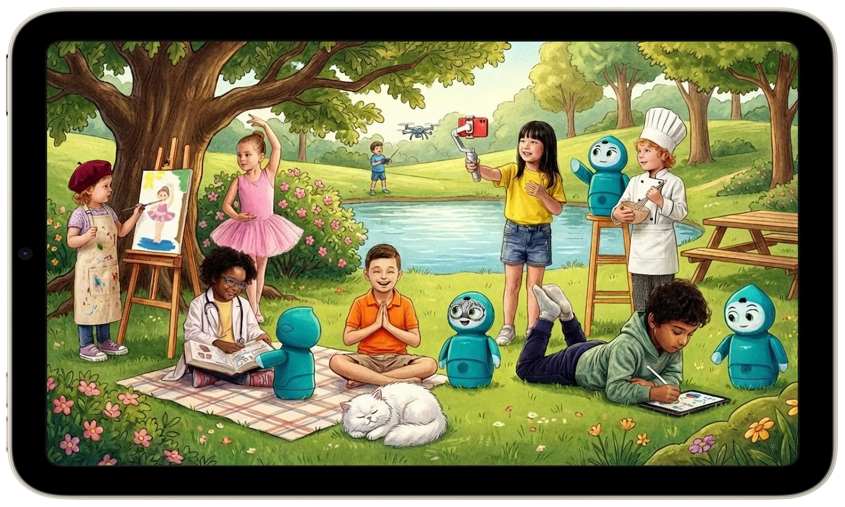 Kids with Moxie on iPad